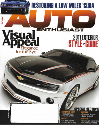 AUTO ENTHUSIAST 2011 JULY - '10 KATZKIN CAMARO SS, '07 CORVETTE PACE CAR